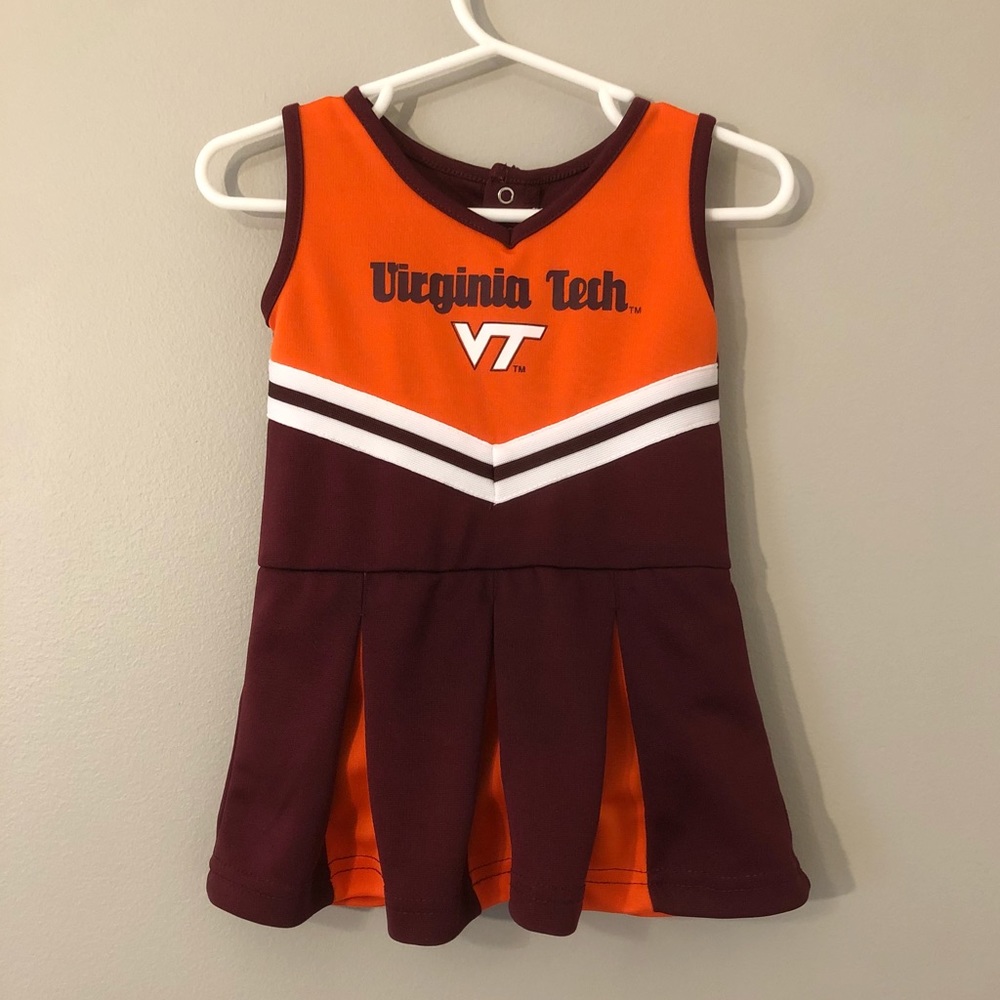 EUC Baby Virginia Tech Cheer Outfit 6-12mo